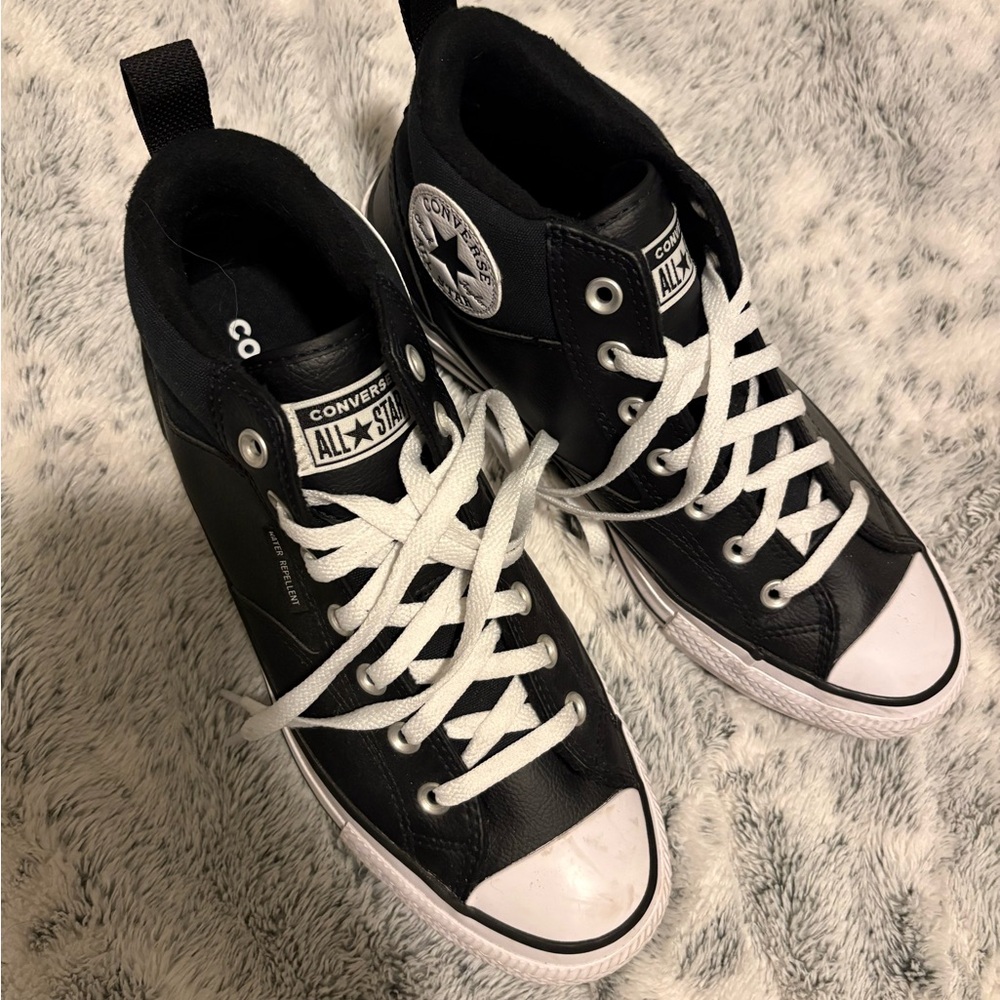 Converse Black and White High-Tops